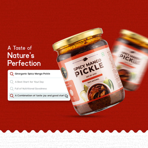 GirOrganic Spicy Mango Pickle