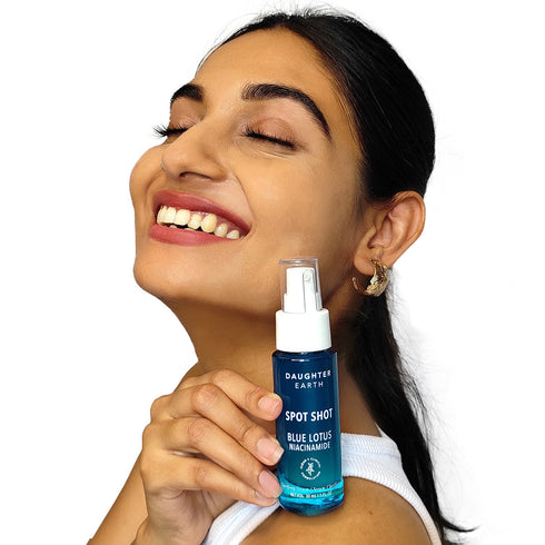 Daughter Earth Spot Shot - 10% Niacinamide Serum with Blue Lotus + Ceramides