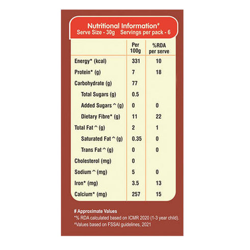 Manna Foods Sprouted Ragi Baby Cereal