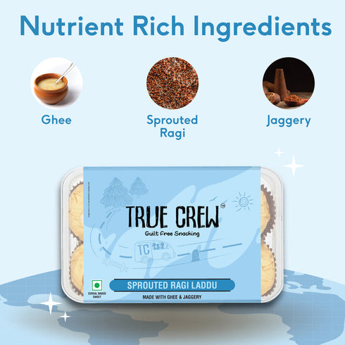 Sri Sri tattva True crew - sprouted ragi laddu