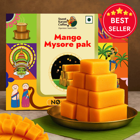 Sweet Karam Coffee Mango Mysorepak