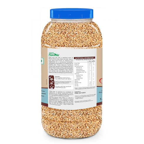 Manna Foods Steel Cut Oats (Jar)