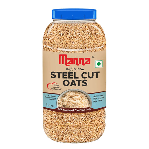 Manna Foods Steel Cut Oats (Jar)