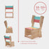 Ariro Toys Wooden Convertible Step Stool and Chair