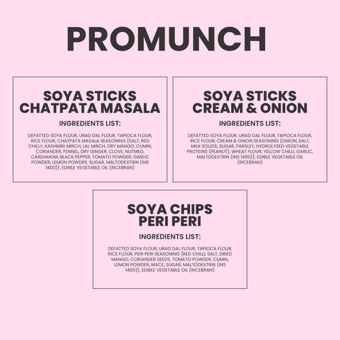PROMUNCH Combo Pack Soya Sticks