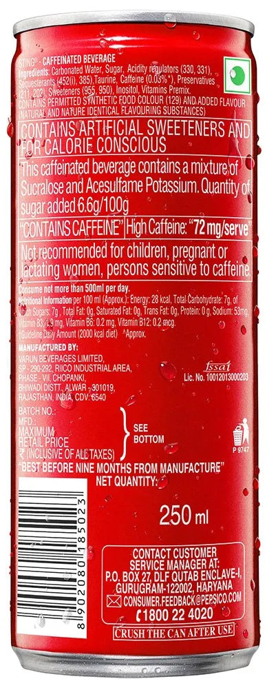 Sting Energy Fresh Drink 250ml