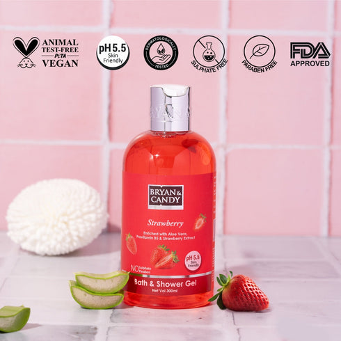Bryan & Candy Strawberry Bath and Shower Gel