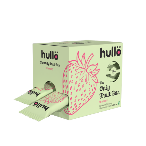 Hullo The Only Fruit Bar - Strawberry