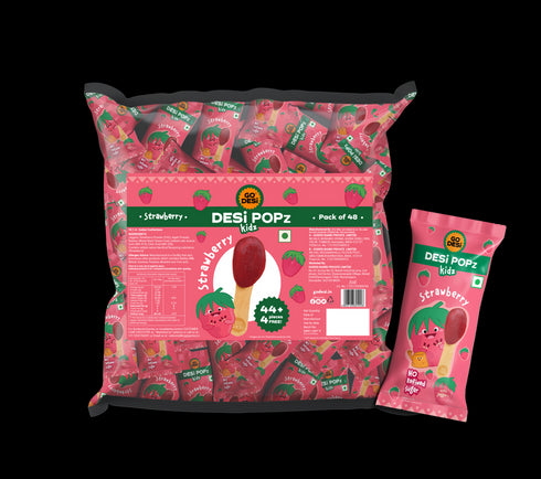 Go Desi Strawberry Popz Kidz