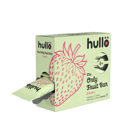 Hullo The Only Fruit Bar - Strawberry