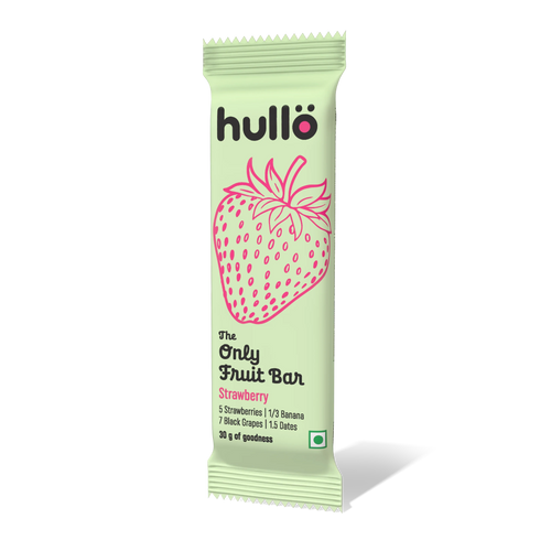 Hullo The Only Fruit Bar - Strawberry