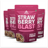 Omay Foods Strawberry Blast, 80g (4pcs)