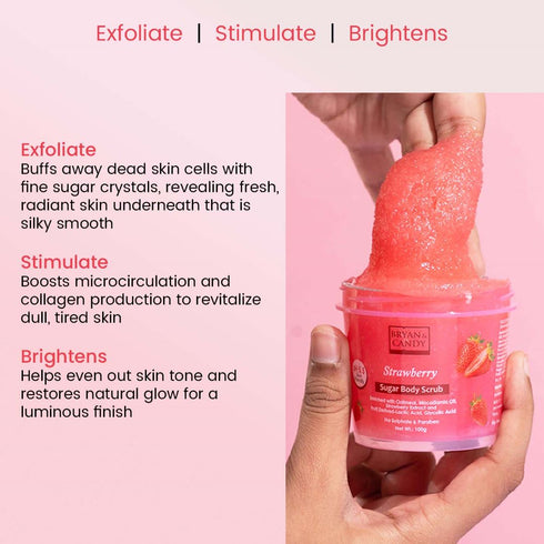 Bryan & Candy Strawberry Sugar Body Scrub