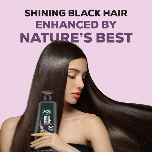 Joy Hair Fruits Shining Black Conditioning Shampoo