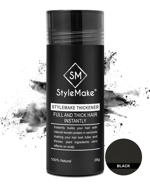 Style Make StyleMake Thickener Concealer for Men & Women Instant Hair Thickening Solution Black