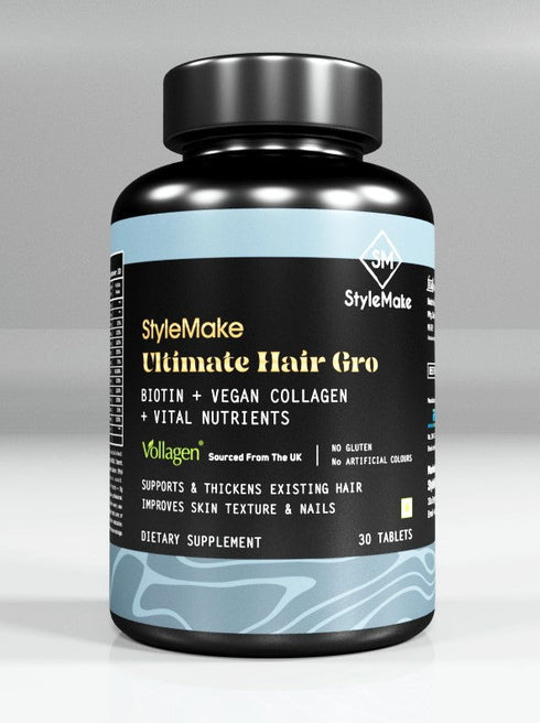 Style Make StyleMake Ultimate Hair Gro Vitamin for Men Biotin Vegan Collagen from UK Reduce Hair Loss and Promote Regrowth 30 Tablets