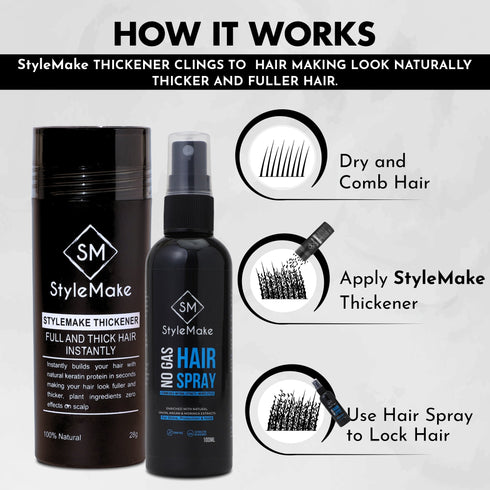 Style Make StyleMake Thickener 28g CC Hair Fibers