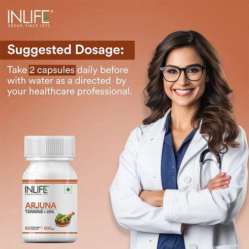 Inlife Arjuna Extract 500mg Capsule