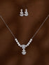 Zeraki Jewels Suman Silver Necklace Set