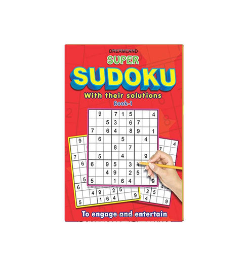 Super Sudoku With Solutions Book 1 (English)