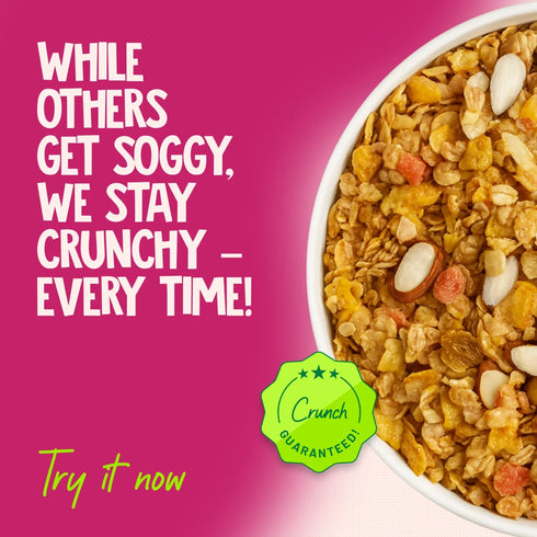 Alpino Protein Rich Super Muesli Strawberry and Nuts