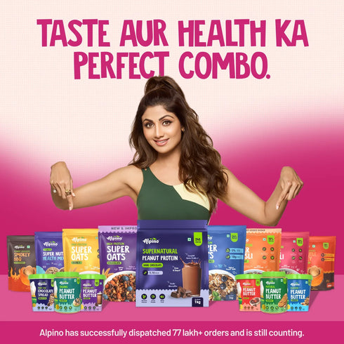 Alpino Protein Rich Super Muesli Strawberry and Nuts