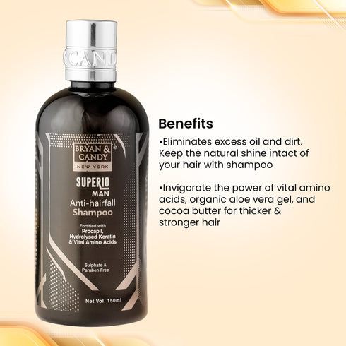 Bryan & Candy Superio Man Anti Hairfall Shampoo