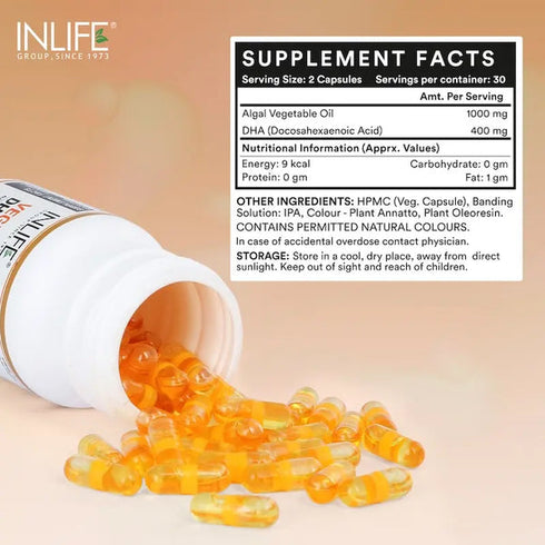 Inlife Vegetarian DHA Capsules