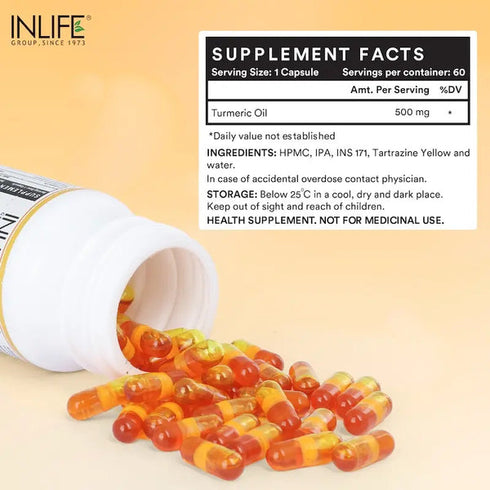 Inlife Turmeric Oil Capsules
