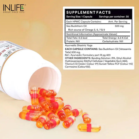Inlife Sea Buckthorn Oil Capsules