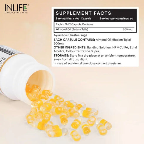 Inlife Sweet Almond Oil Capsule