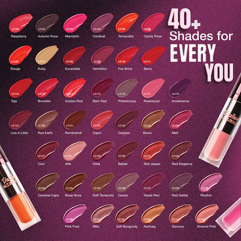 Dazller Cosmetics Eterna Combo Pack: Long Stay Lip Colour + All Clear Makeup Remover