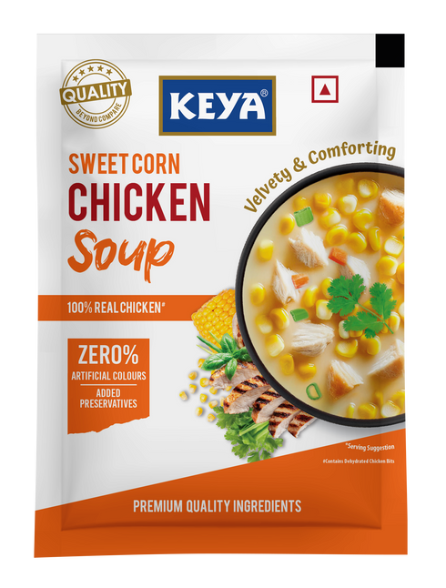 Keyafoods Keya Sweet corn Chicken Soup Four Serves