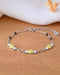Meera Jaipur Sweet Candy Charm Silver Bracelet