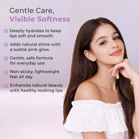 Whimsy Beauty Sweet Shine- Lip Balm (Peach)