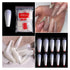 Shills Professional PKT 500pcs T-Shape Nail Tips Natural