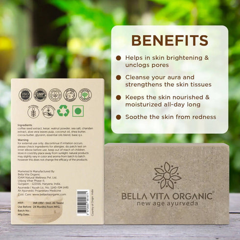 Bella Vita Organic Chakracleanse Body Wash Bar