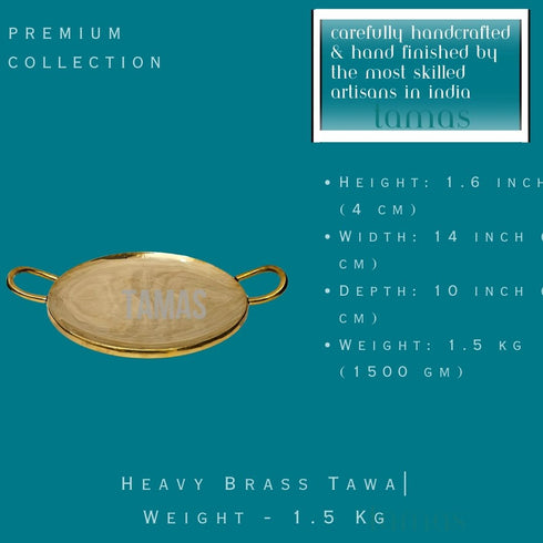 Heavy Tamas Brass Tawa|