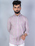 Miravan Mens Regular Fit Multi Stripe Cotton Button Down Full Sleeve Slim Fit Shirt