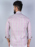 Miravan Mens Regular Fit Multi Stripe Cotton Button Down Full Sleeve Slim Fit Shirt
