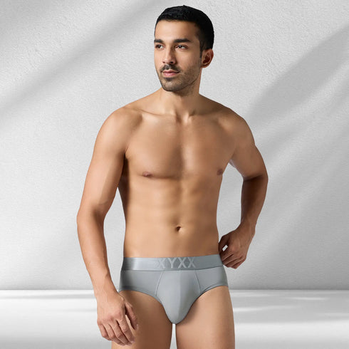 XYXX Rev Tactel Briefs Ash Grey