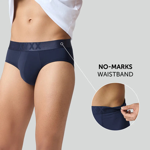 XYXX Rev Tactel Briefs Navy Blue
