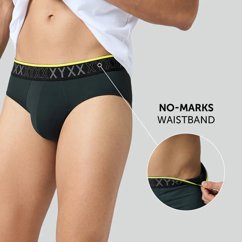 XYXX Zest Tactel Briefs Storm Grey