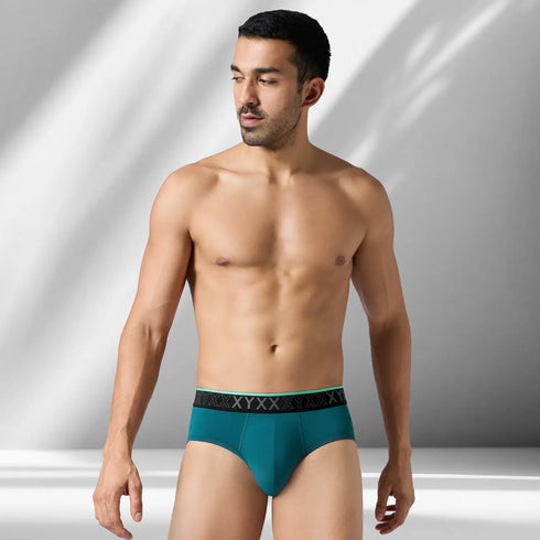 XYXX Zest Tactel Briefs Pacific Green