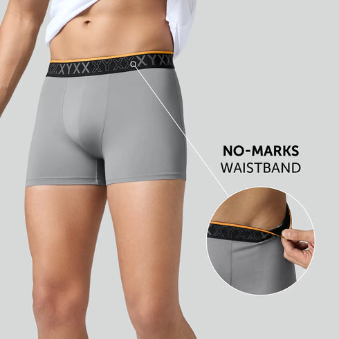 XYXX Zest Tactel Trunks Ash Grey