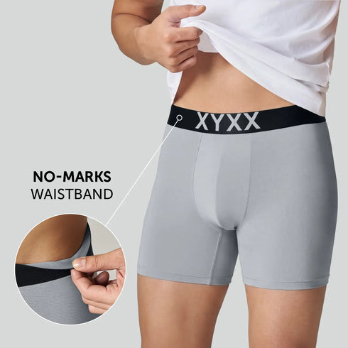 XYXX Alpha Tactel Boxer Briefs - Ash Grey