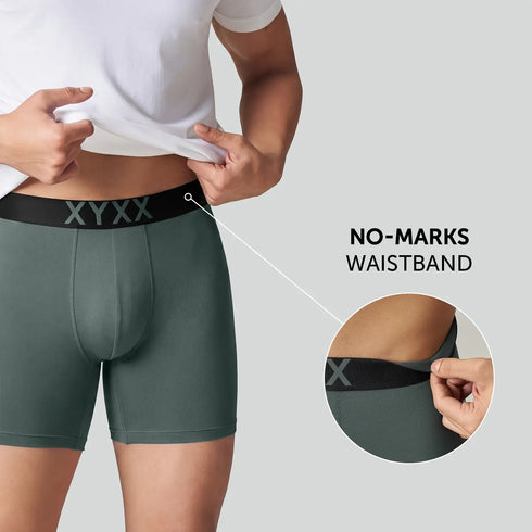 XYXX Alpha Tactel Boxer Briefs - Olive Green