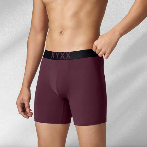 XYXX Alpha Tactel Boxer Briefs -Auburn Red