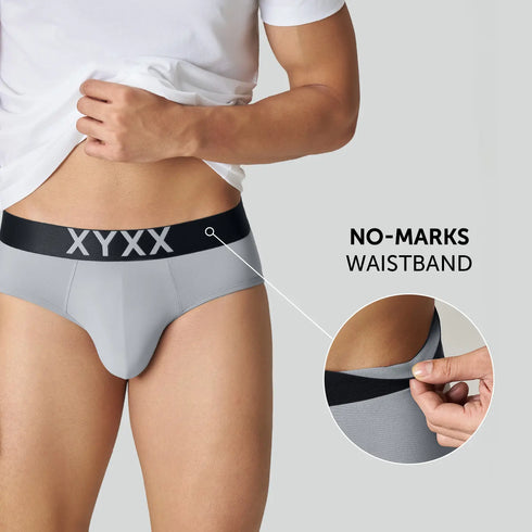 XYXX Alpha Tactel Briefs - Ash Grey