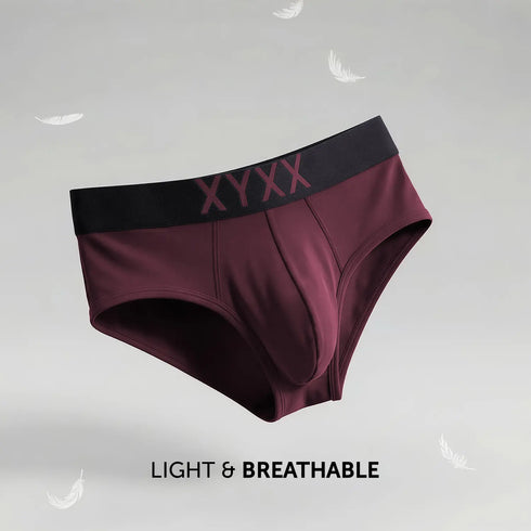 XYXX Alpha Tactel Briefs - Auburn Red